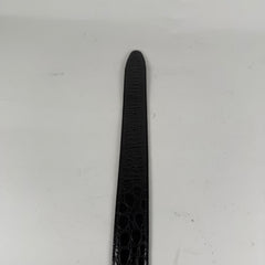 Valentino Embossed Croc Black Belt Size 30