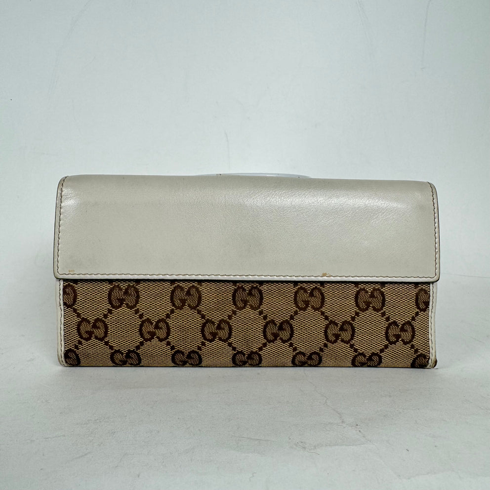 Gucci Beige GG Heart Monogram Wallet