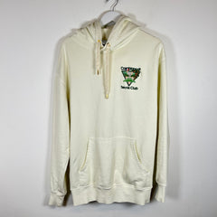 Casablanca White Tennis Club Hoodie Size L