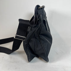 Prada Black Tessuto Nylon Messenger Bag