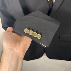 Thom Browne Black Wool Blazer Jacket Size 3