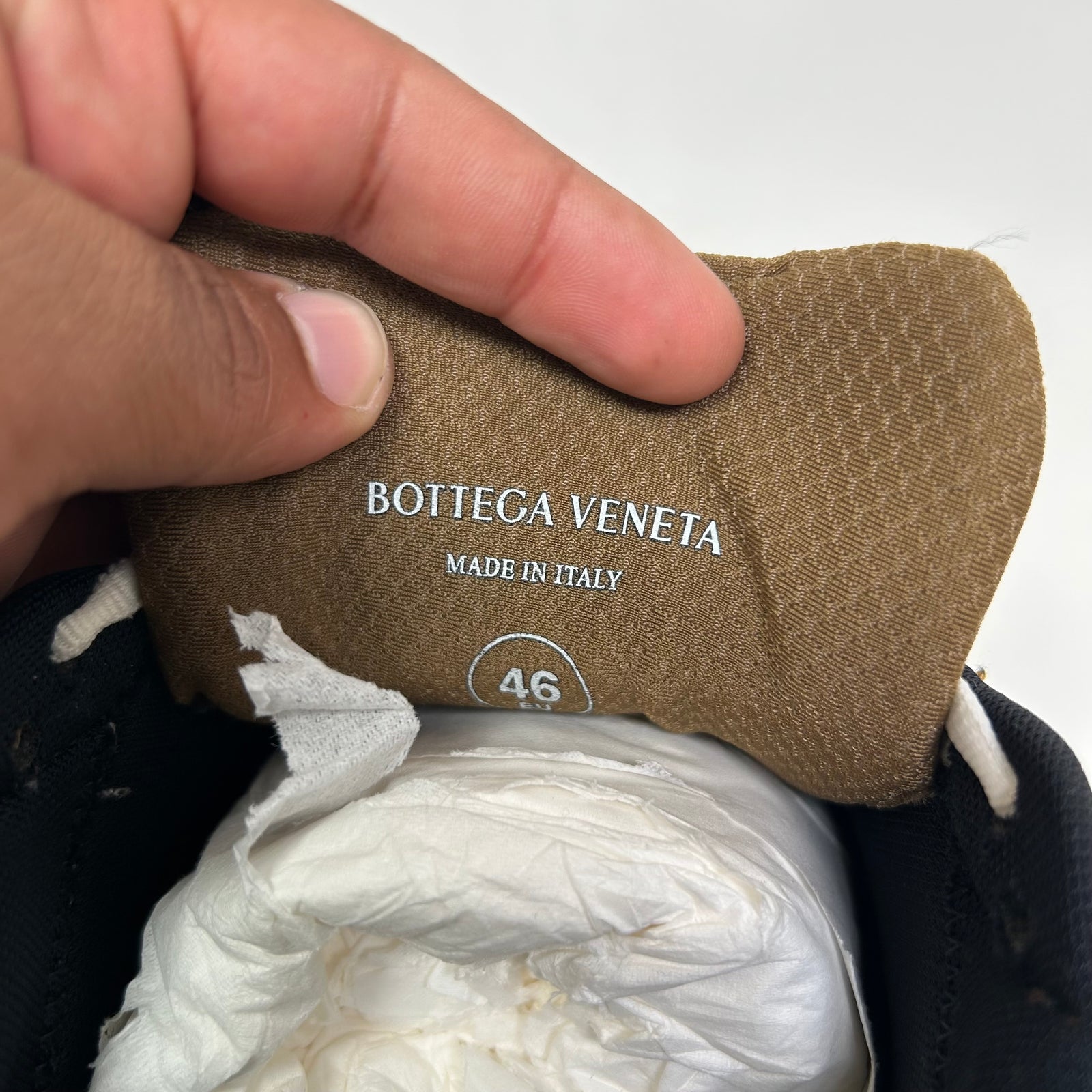 Bottega Veneta Pinecone ‘Star Anise’ Suede Orbit Sneakers Size 46