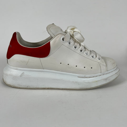 Alexander McQueen Red/White Sneakers Size 37.5