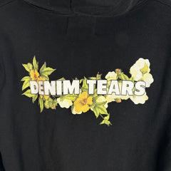 Denim Tears Black Jesus Logo Hoodie Size M