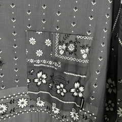 Neighborhood Grey Bandana Button-Up Shirt Size L