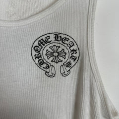 Chrome Hearts Horseshoe Ribbed Tank Top