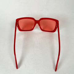 Gucci Red 'I Love You' Square Sunglasses