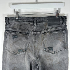 Enfants Riches Deprimes Corpse Pose Gray Mudwash Distressed Baggy Jeans Size 32