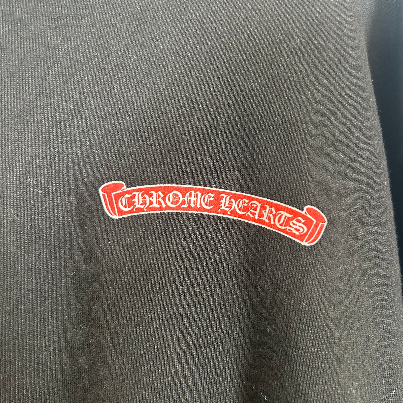 Chrome Hearts Black Matty Boy Stay Fast Crewneck Size XL