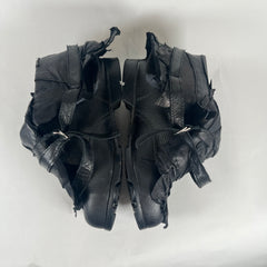 Yasuyuki Ishii S/S10 Foldable Leather Patchwork Boots Size 10