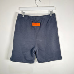 Heron Preston Black Logo Print Shorts Size S