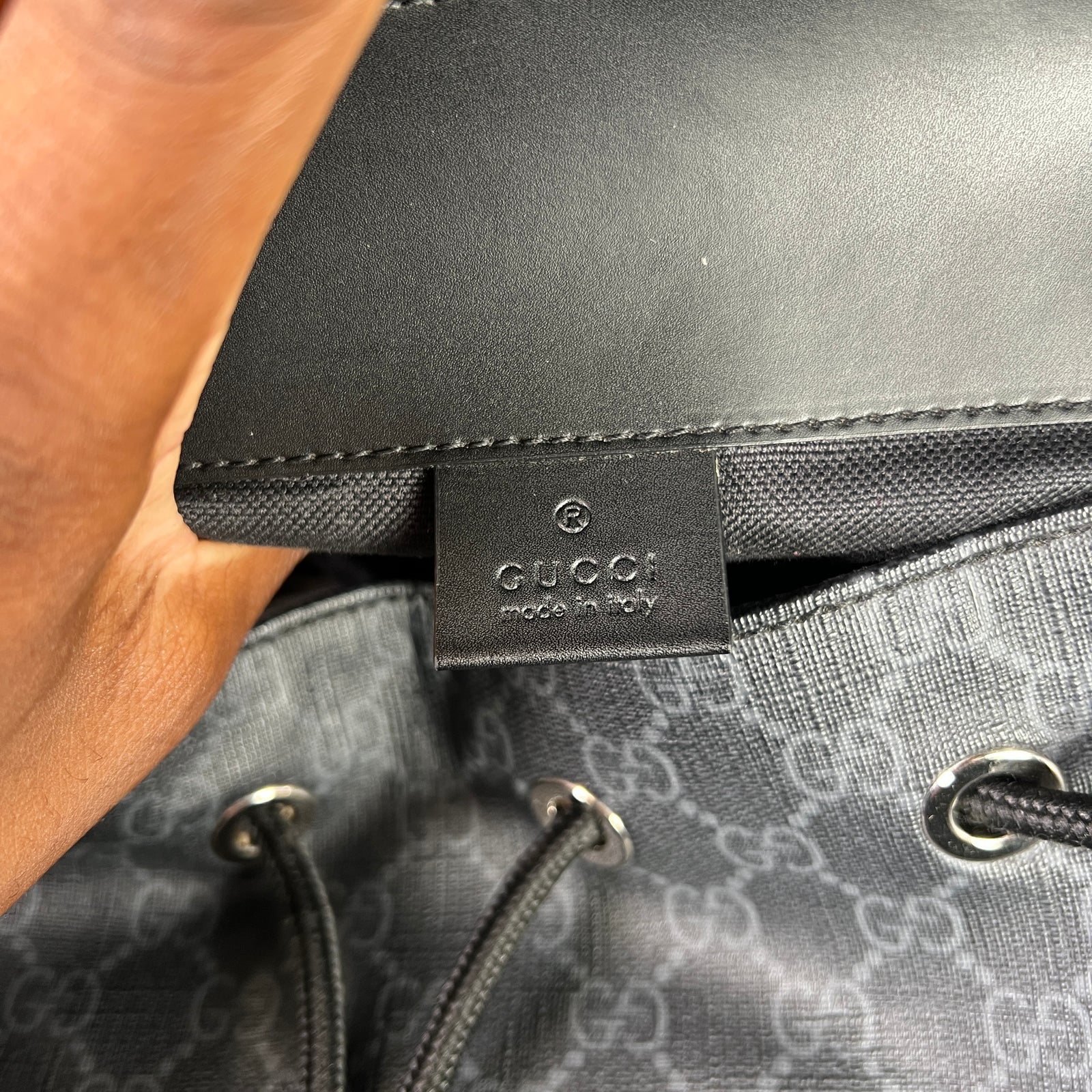 Gucci GG Supreme Monogram Soft Backpack