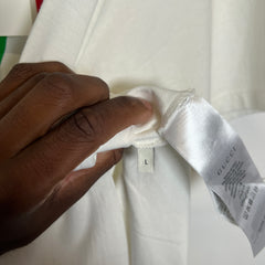 Gucci White Classic GG Oval Logo T-Shirt Size L
