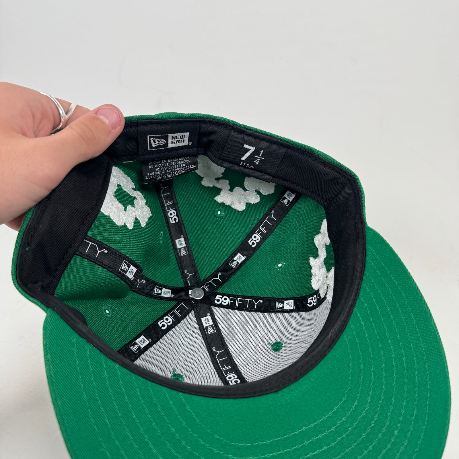 Denim Tears Green Wreath Fitted Cap Size 7 1/4