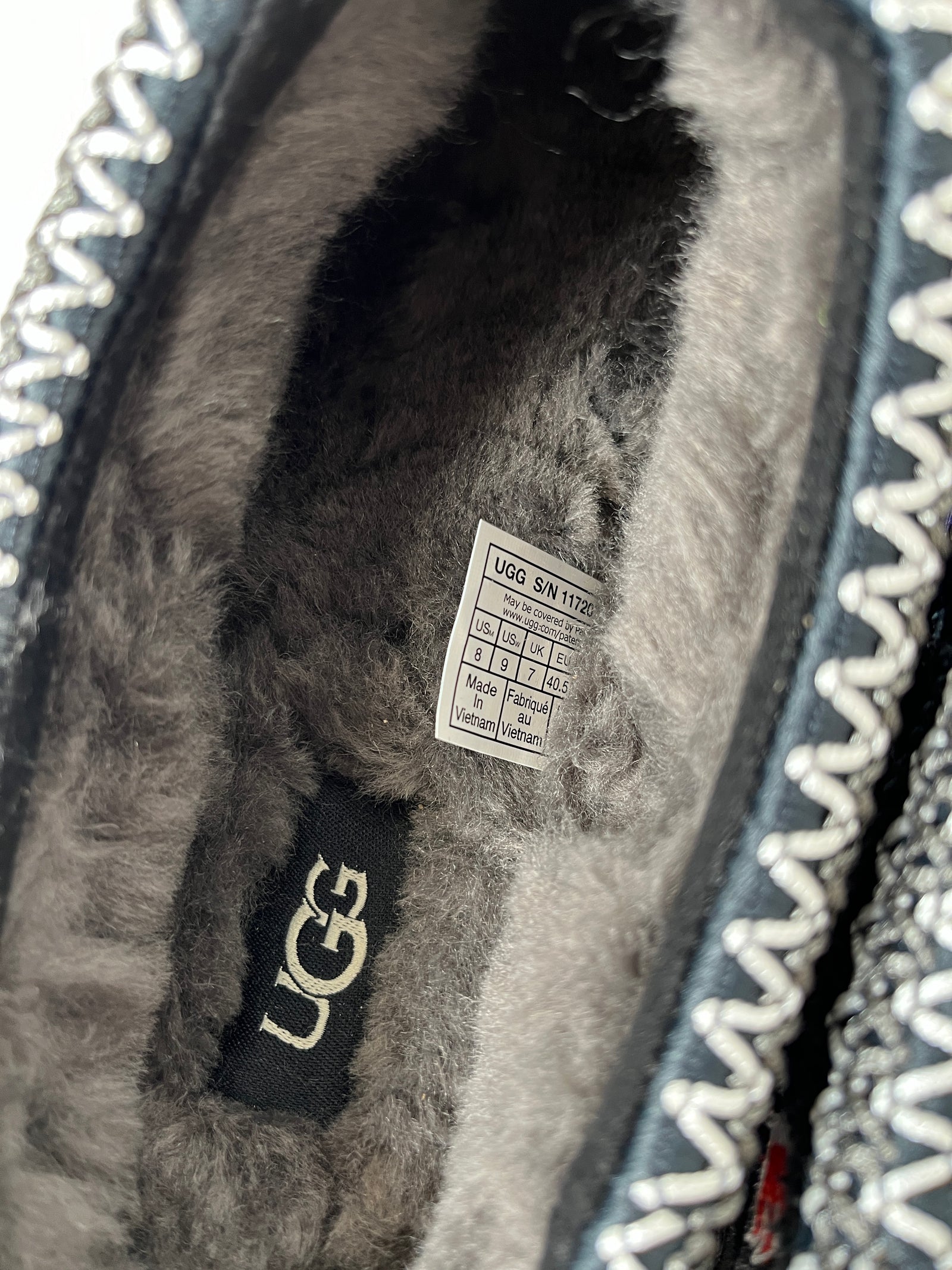 Palace x UGG Black Camo Tasman Slipper Size 8