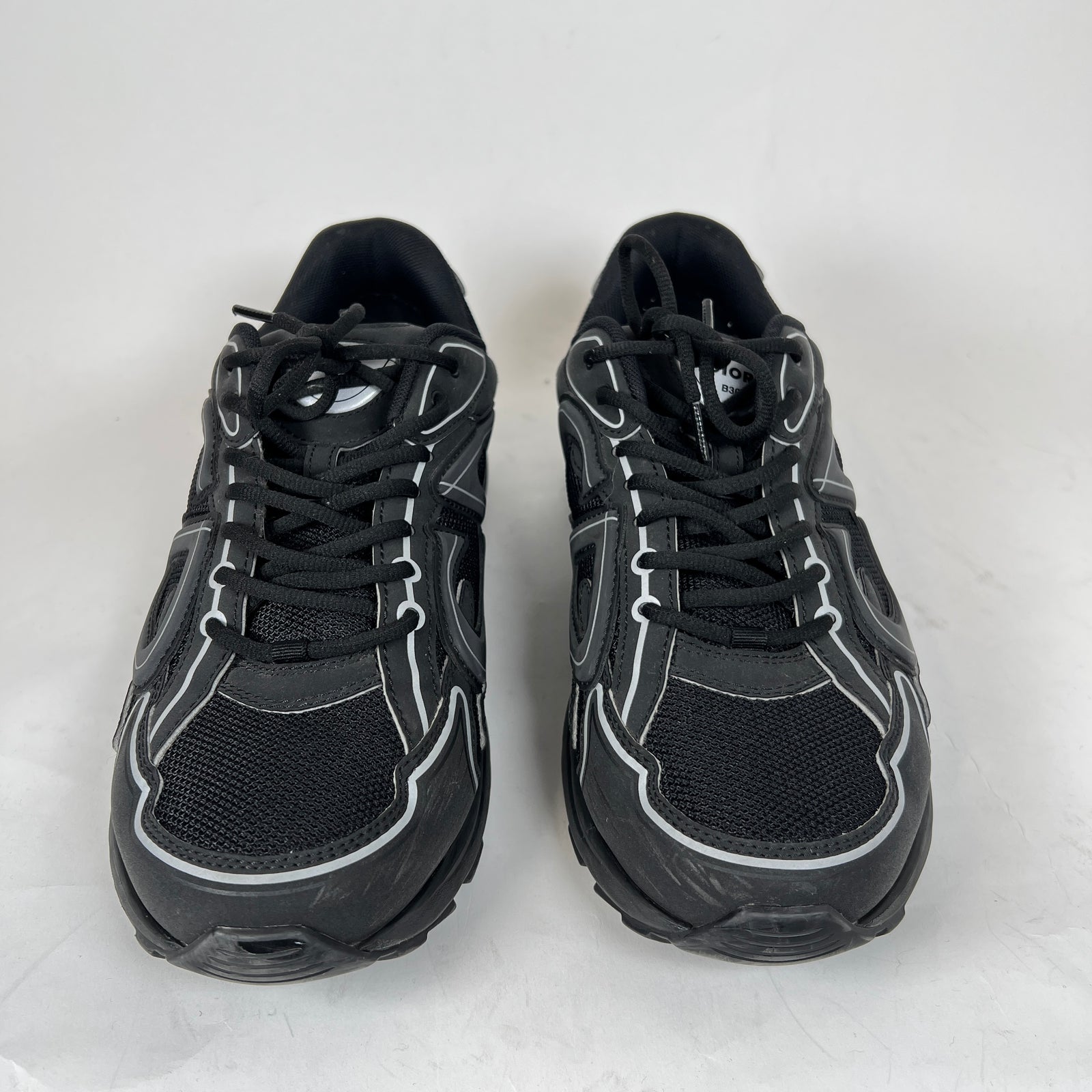 Dior B30 Triple Black Technical Mesh Sneaker Size 45
