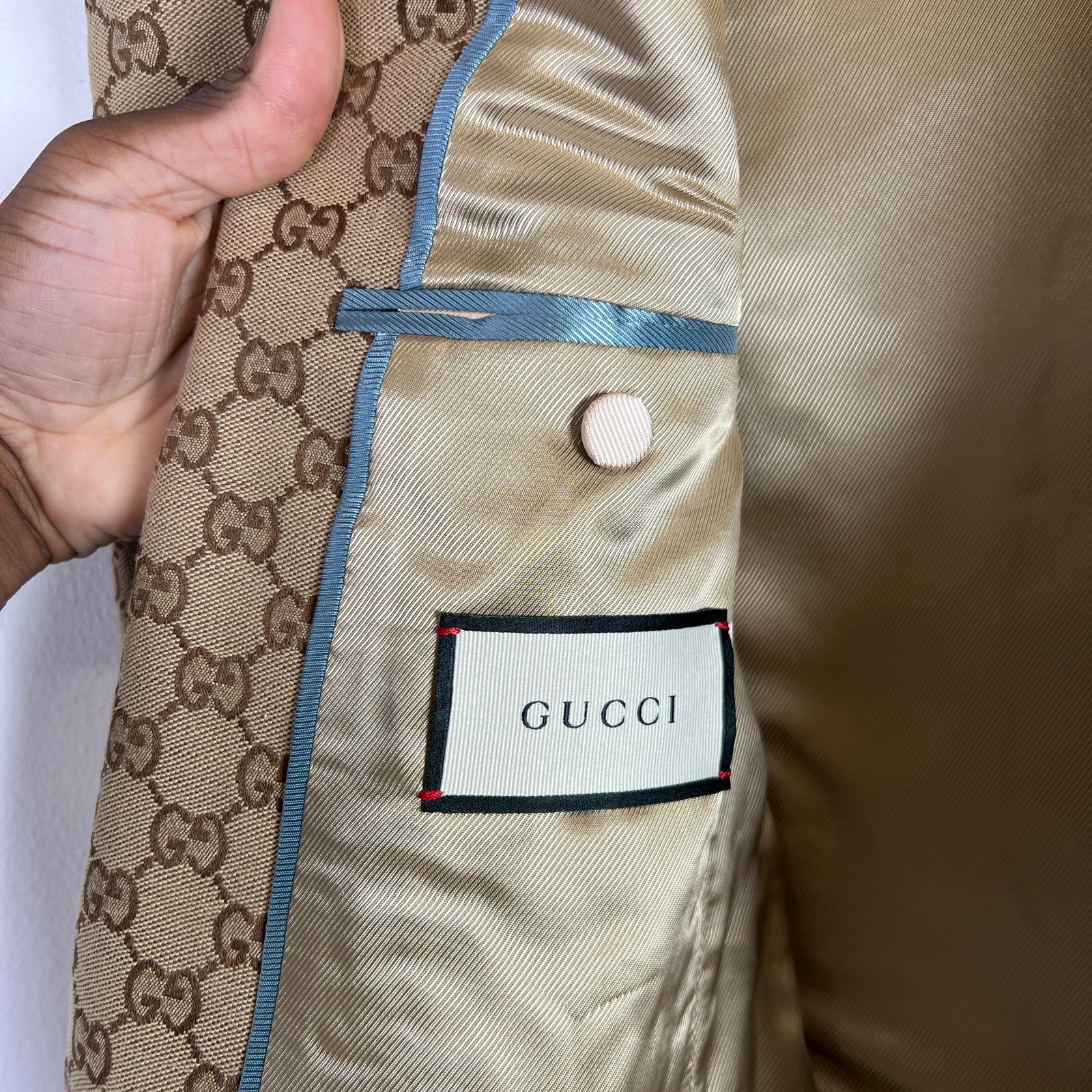 Gucci GG Monogram Canvas Two Piece Suit