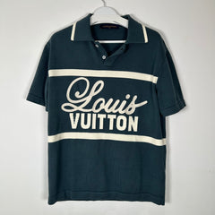 Louis Vuitton Navy Cycling Polo Size M