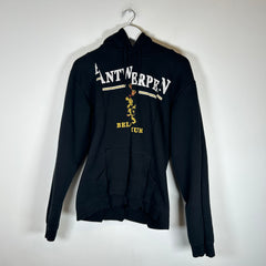 Vetements Black Antwerpen Deconstructed Hoodie Size L