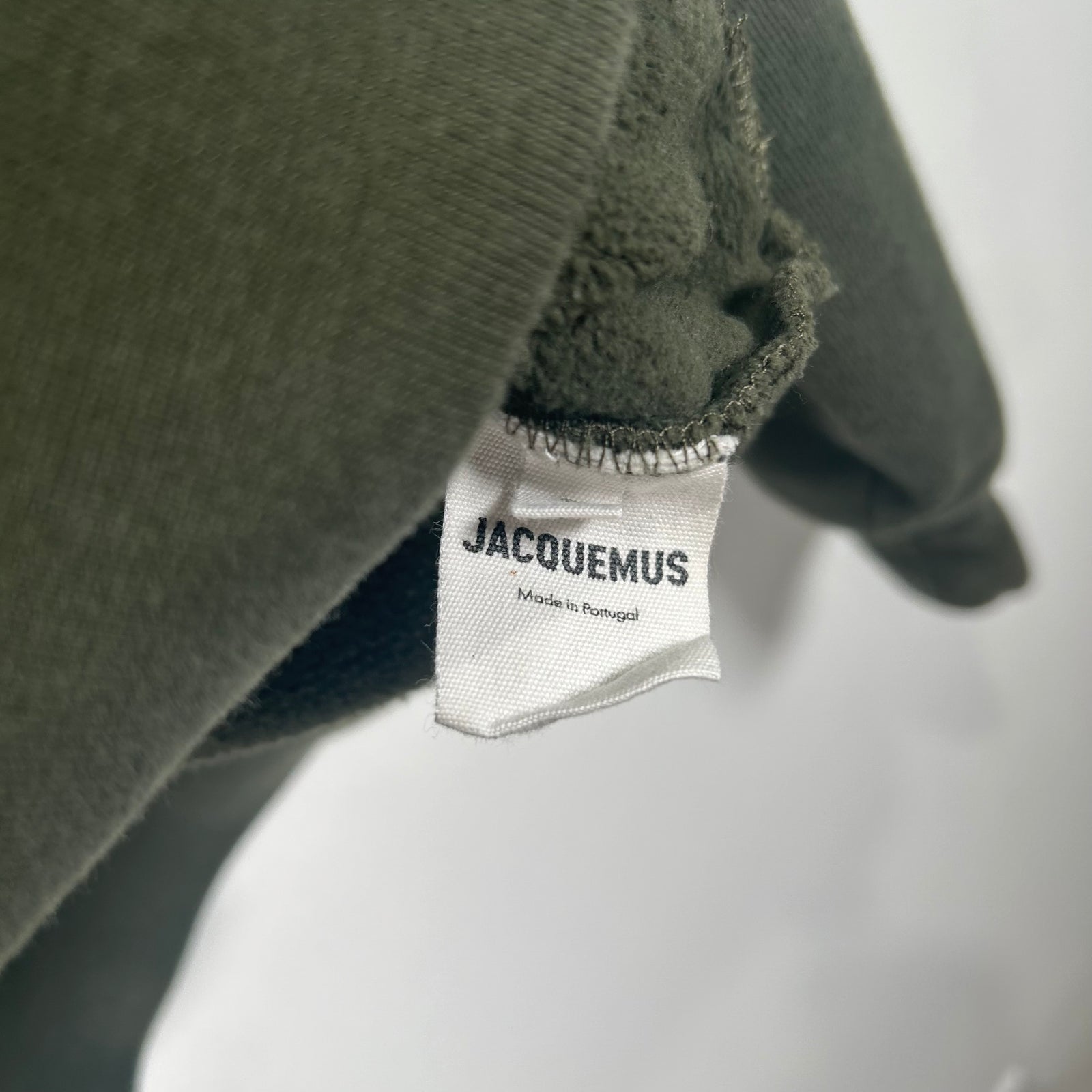 Jaquemus Logo Green Hoodie Size S