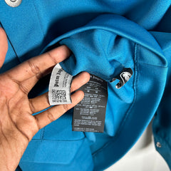 Palm Angels Blue Track Coach Jacket