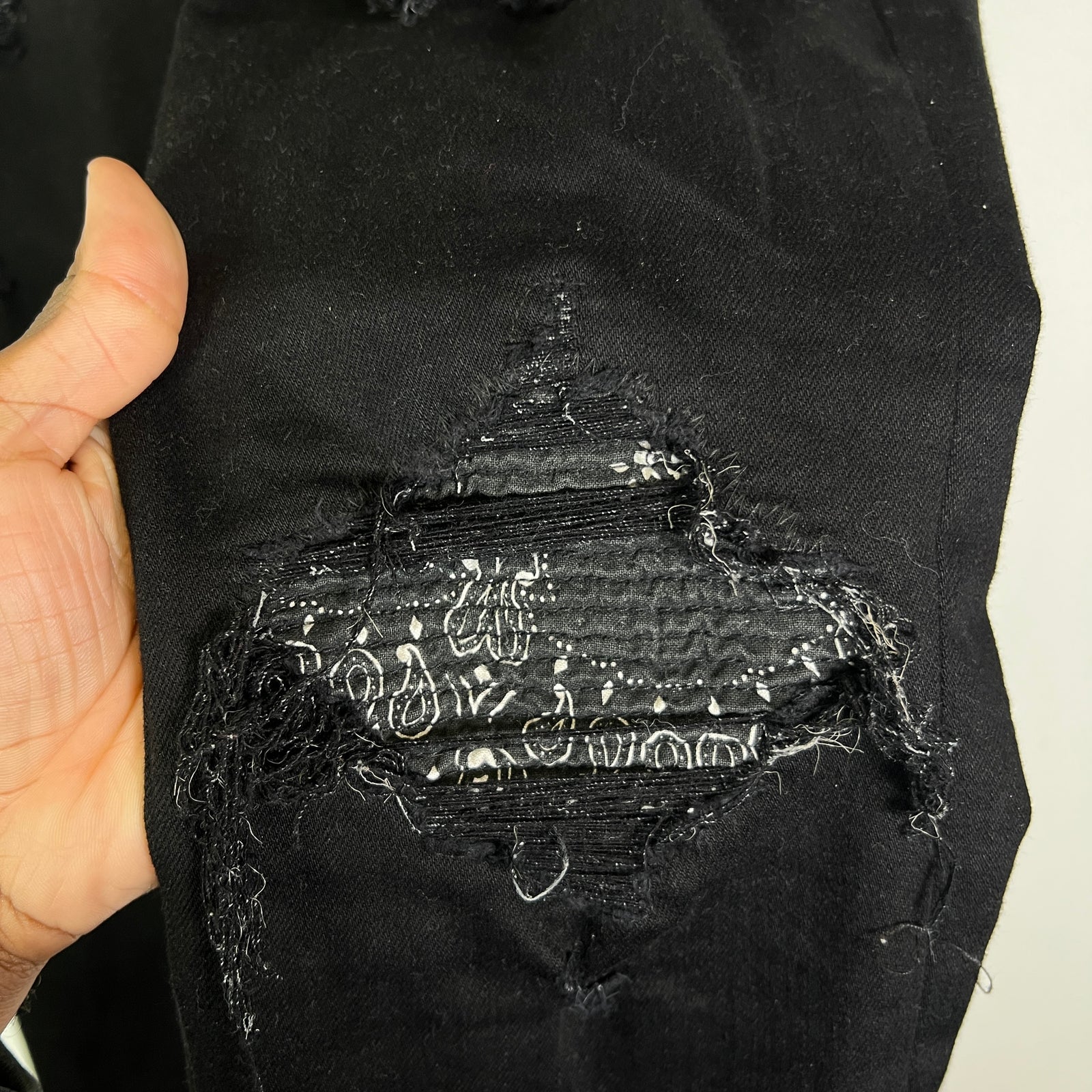 Amiri MX1 Bandana Patch Jeans