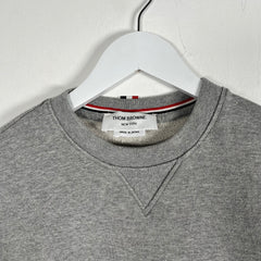Thom Browne Grey 4-Bar Crewneck Size 2