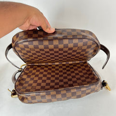 Louis Vuitton Vintage Damier Ebene Highbury Shoulder Bag
