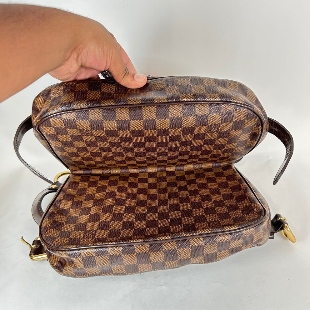 Louis Vuitton Vintage Damier Ebene Highbury Shoulder Bag