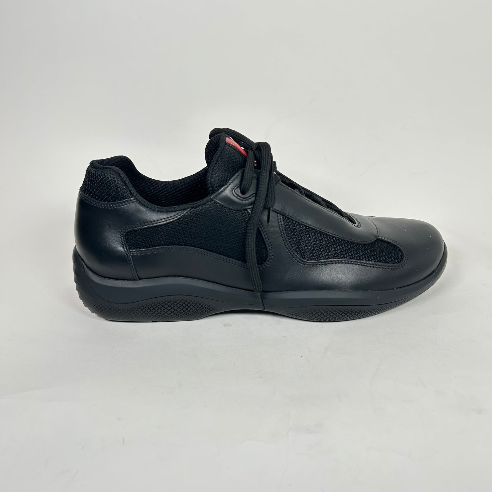 Prada Black Cup Low Sneakers Size 11