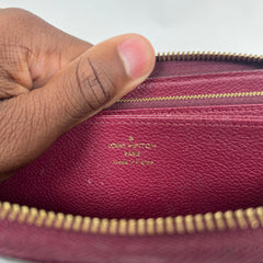 Louis Vuitton Aurore Monogram Empreinte Leather Zippy Wallet
