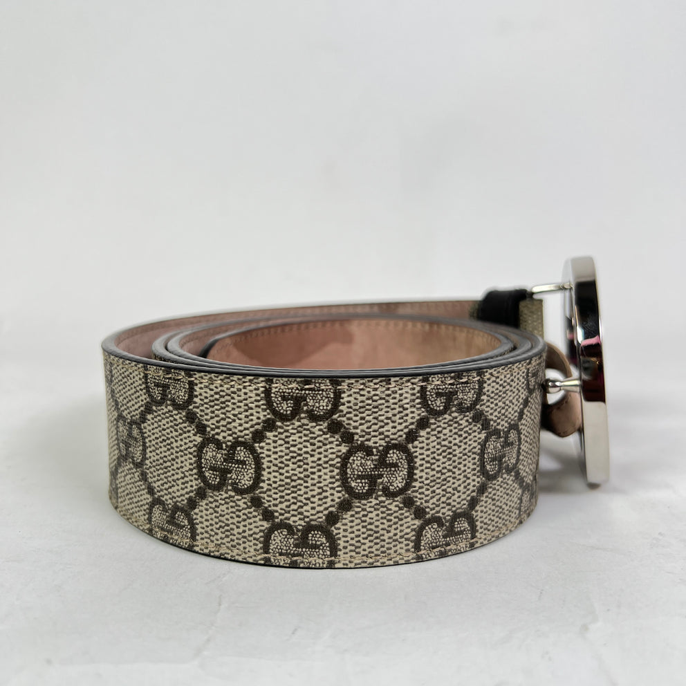 Gucci GG Supreme Canvas Interlocking G Belt