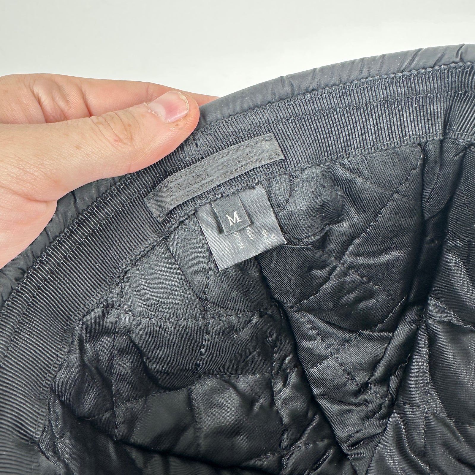 Prada Black Re-Nylon Beanie Size M