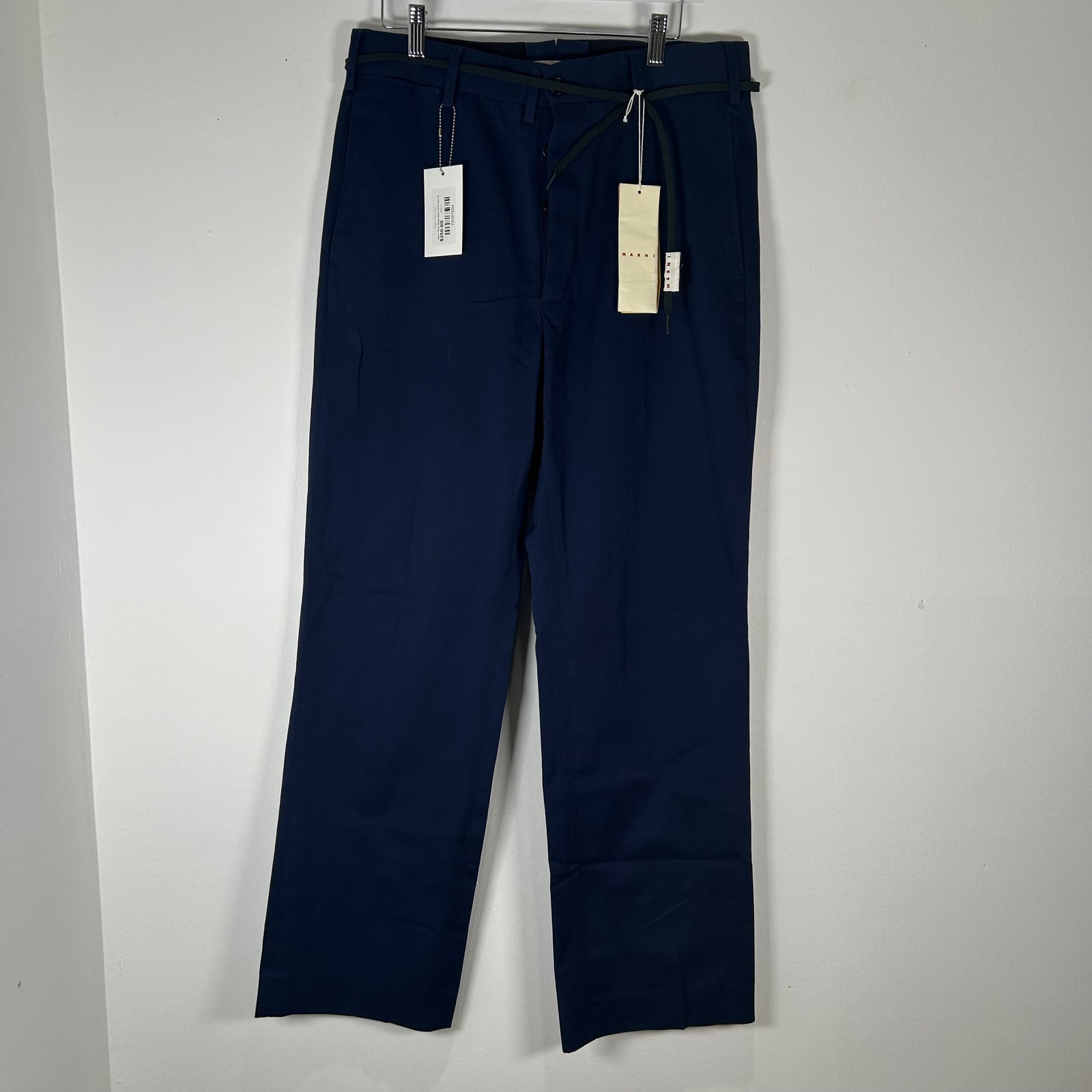 Marni Navy Rope Dress Pants Size 32