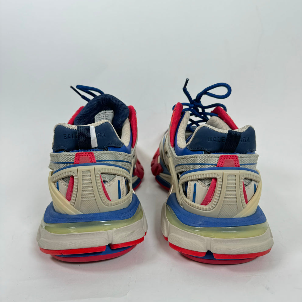 Balenciaga Blue/Red Track 2 Sneakers Size 45