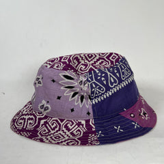 Kapital Purple Bandana Bucket Hat