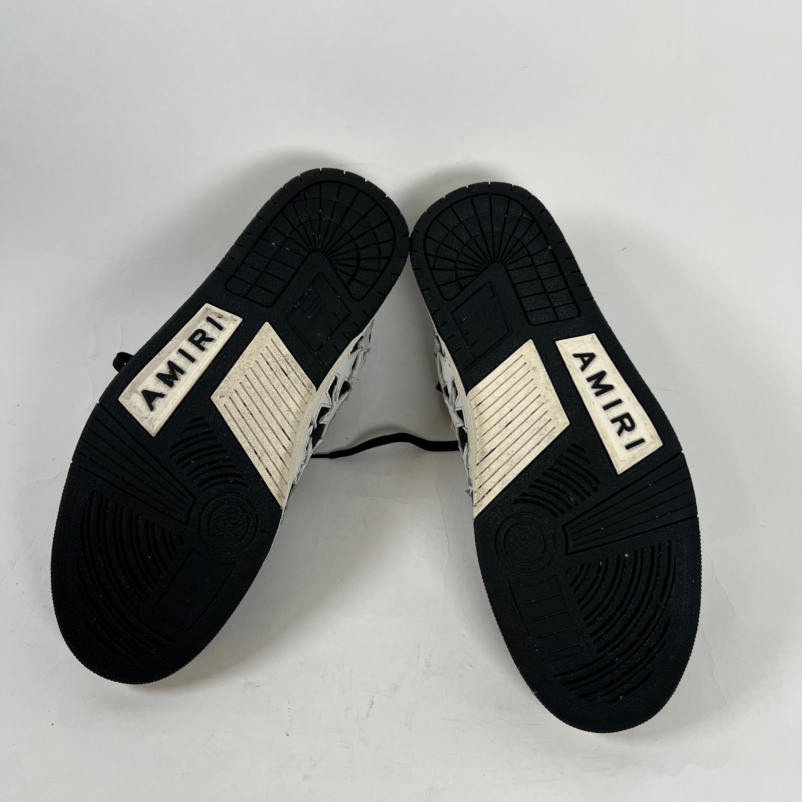 Amiri Black/White Star Low Top Sneakers Size 10