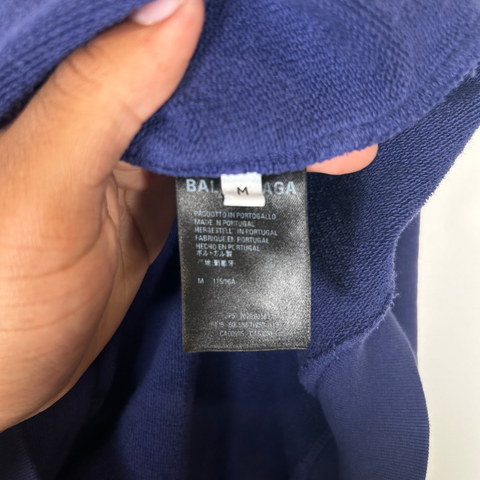 Balenciaga Blue Campaign Hoodie Size M
