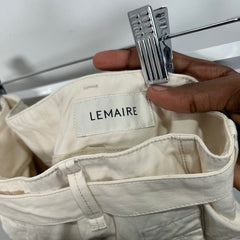 Lemaire Cream Adjustable Lounge Pants Size 48