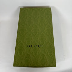 Gucci White Web Slide Sandals Size GG 10