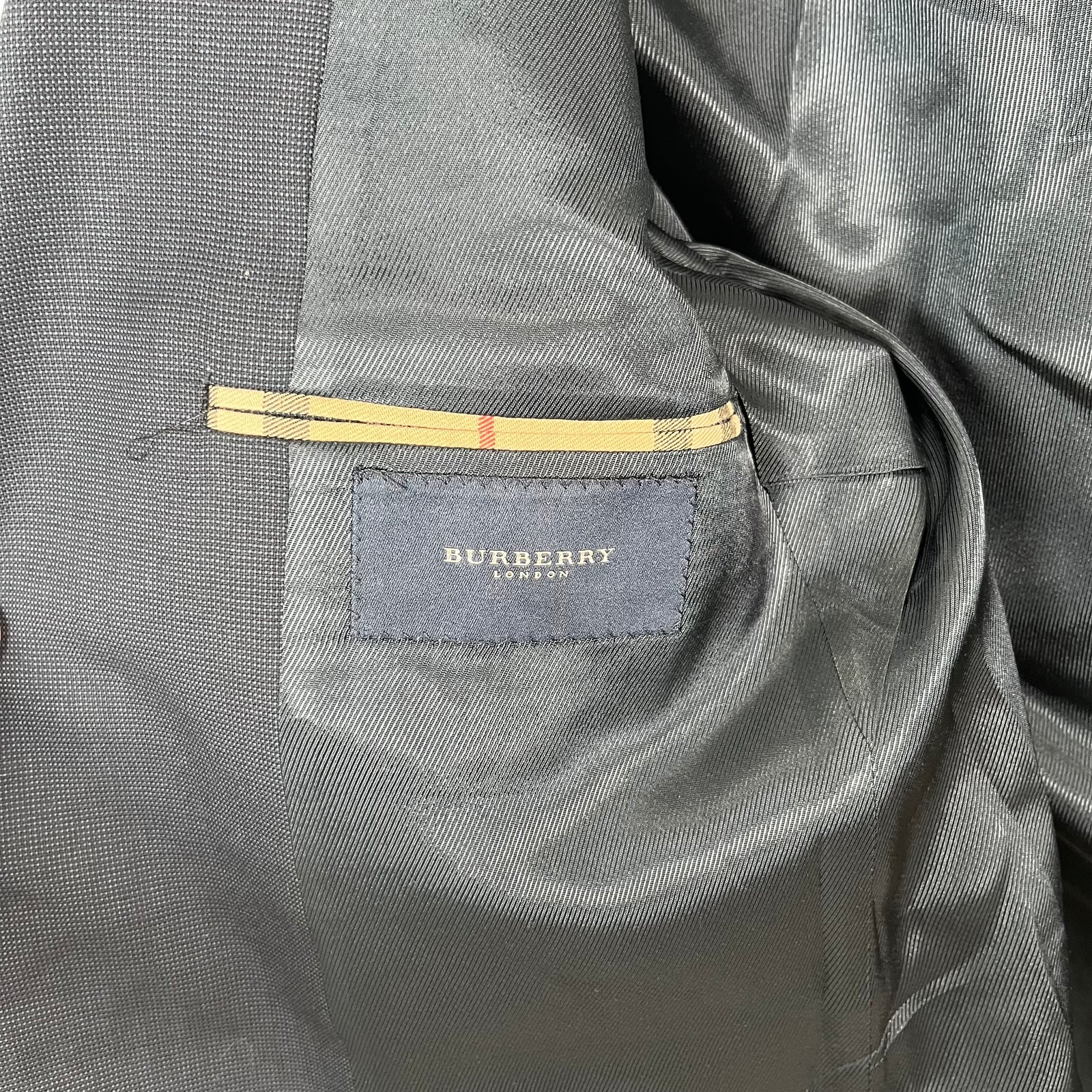 Burberry Navy Blazer Size M