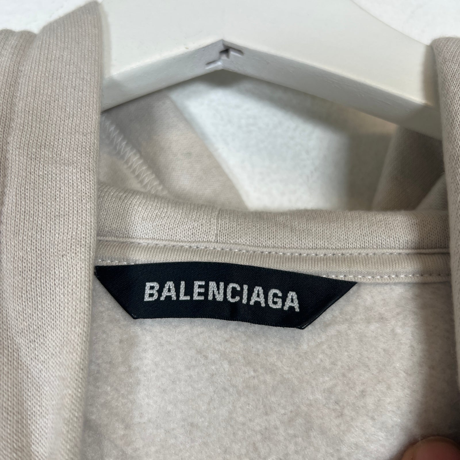 Balenciaga Beige Hooded Vest Size M