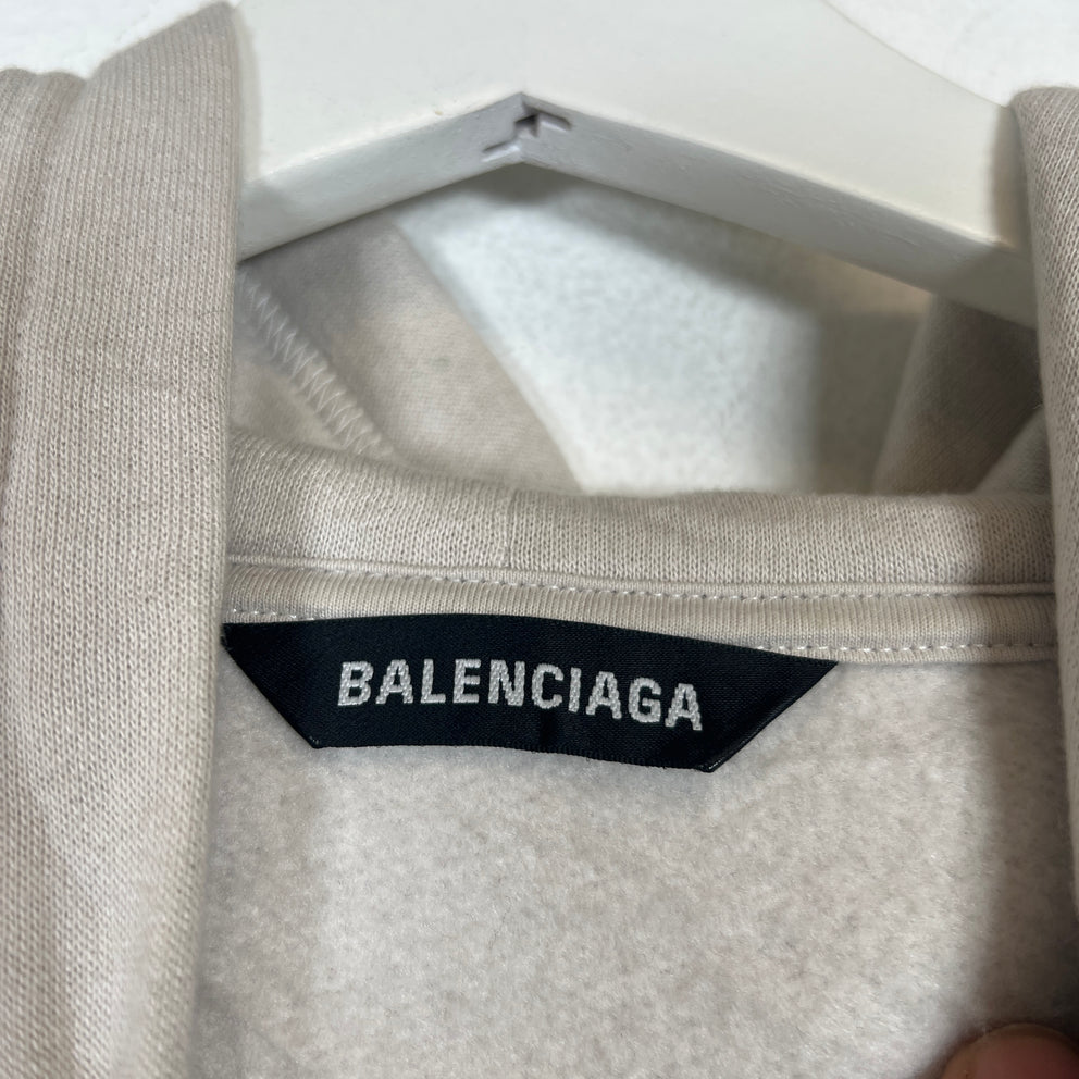 Balenciaga Beige Hooded Vest Size M