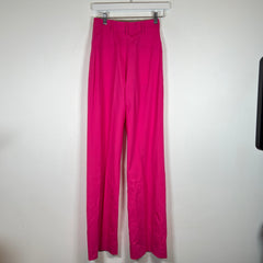 Jacquemus Pink La Papier High Wasted Trousers Size 24