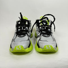 Balenciaga Silver/Neon Yellow Runners Size 43