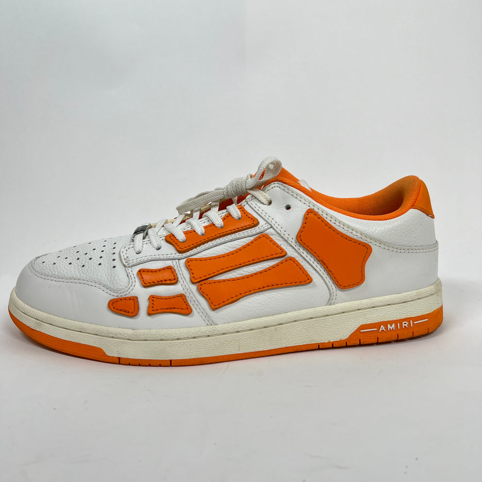Amiri Orange Skel Low Top Sneaker Size 45