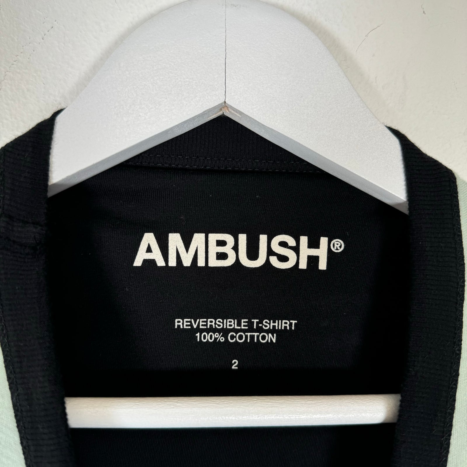 Ambush Mint Reversible Tee Size 2