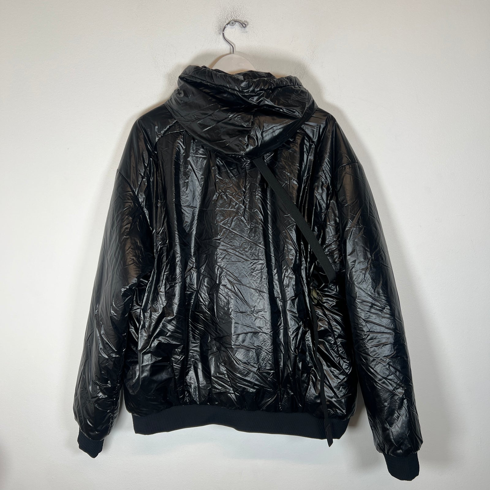 Acronym Black HD Nylon Insulated Hoodie Size L