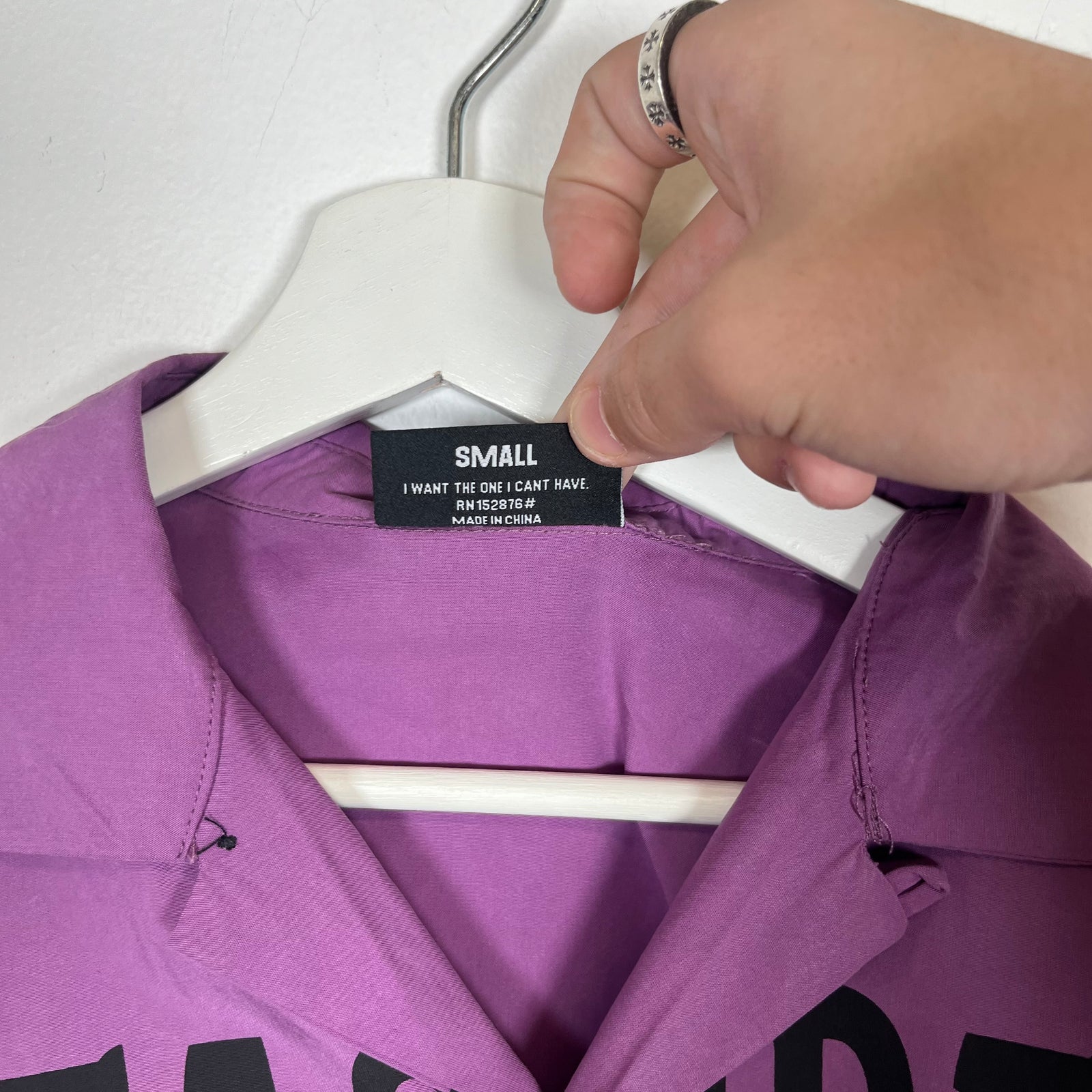 Pleasures Purple 'Getting Used' Button Up