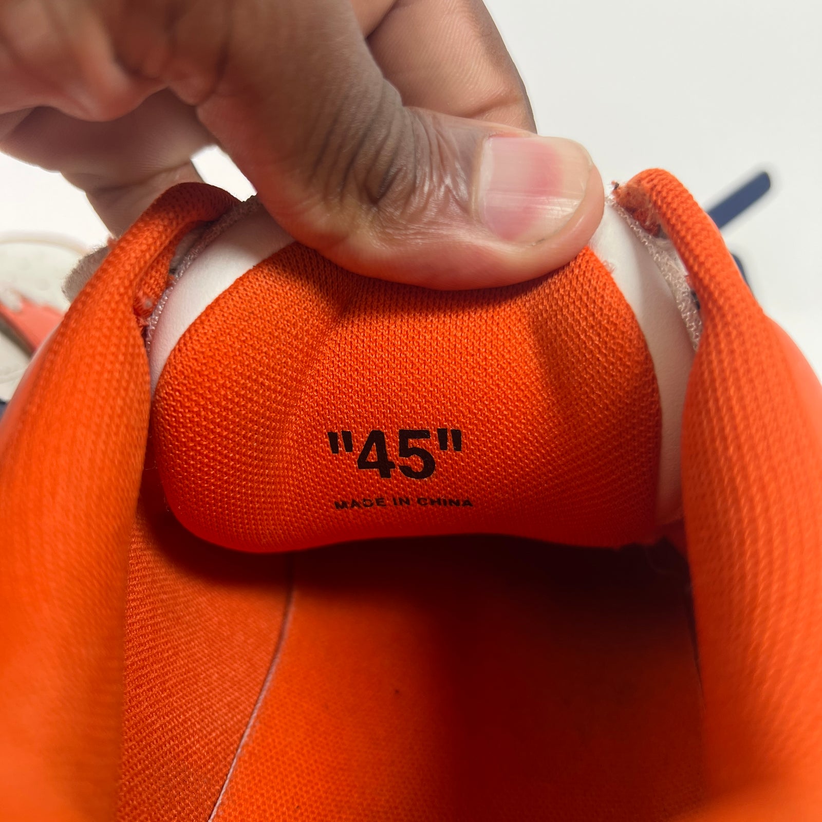 Off-White Orange/Blue Out Of Office Sneakers